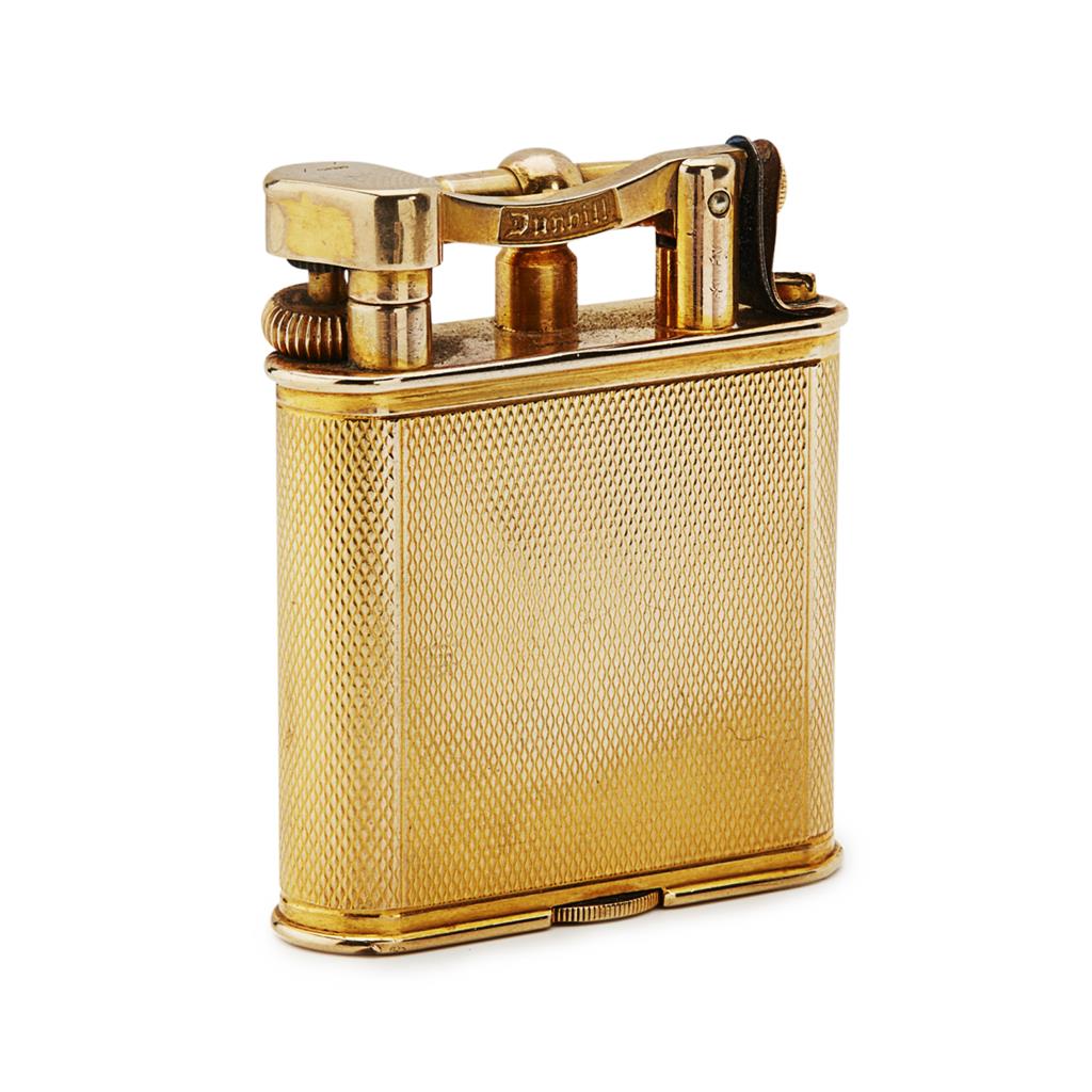 Appraisal: ALFRED DUNHILL - A ct gold lighter of conventional form