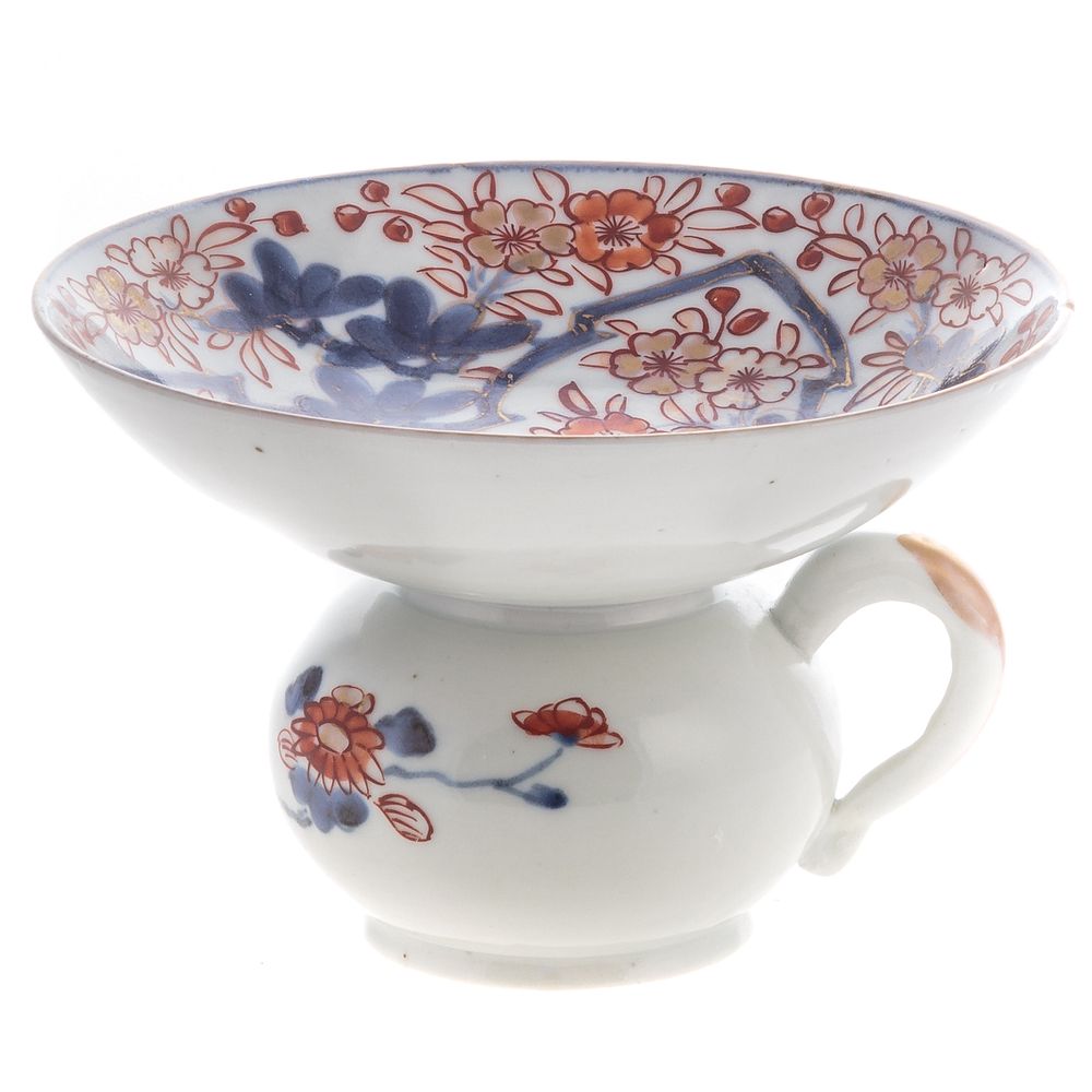 Appraisal: Chinese Export Imari Porcelain Cuspidor Yungzheng circa - cup form