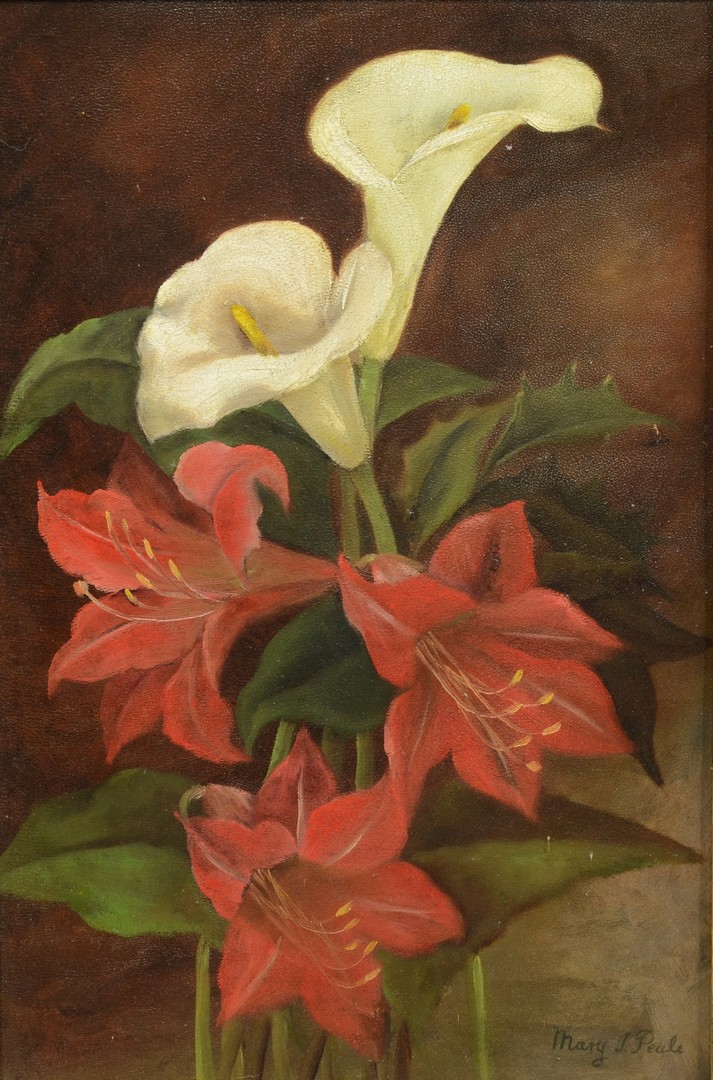 Appraisal: Mary Jane Peale American - oil on board Day Lilies