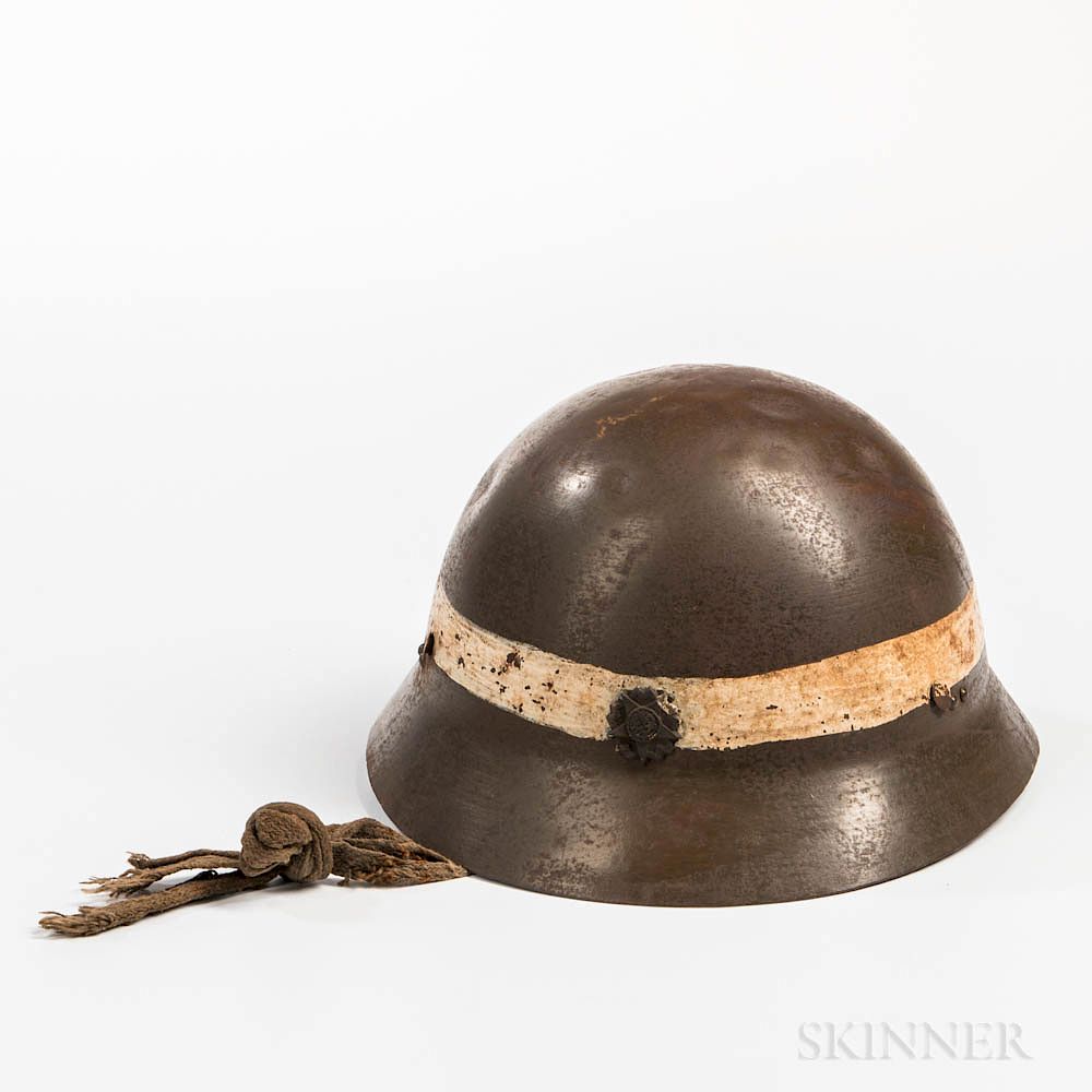 Appraisal: Imperial Japanese Corpsman's Helmet Imperial Japanese Corpsman's Helmet c s-