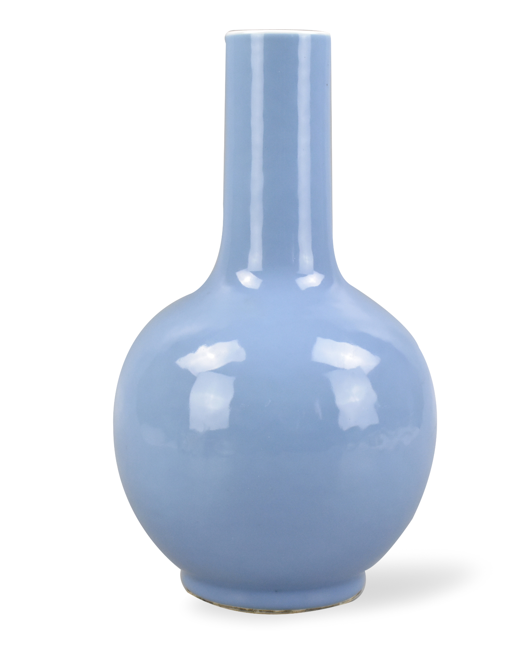 Appraisal: A Chinese blue glazed globular vase dating from the Republic