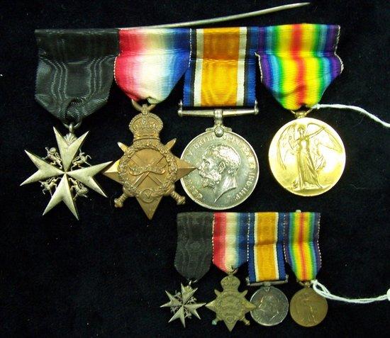 Appraisal: A WWI group including Order of St John - Star