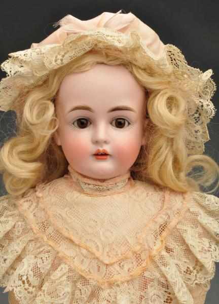 Appraisal: German Bisque Kestner Child Doll Description Bisque socket head mold