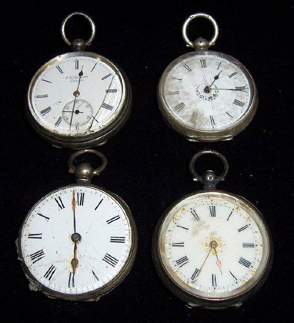 Appraisal: Four ladies' open faced pocket watches various