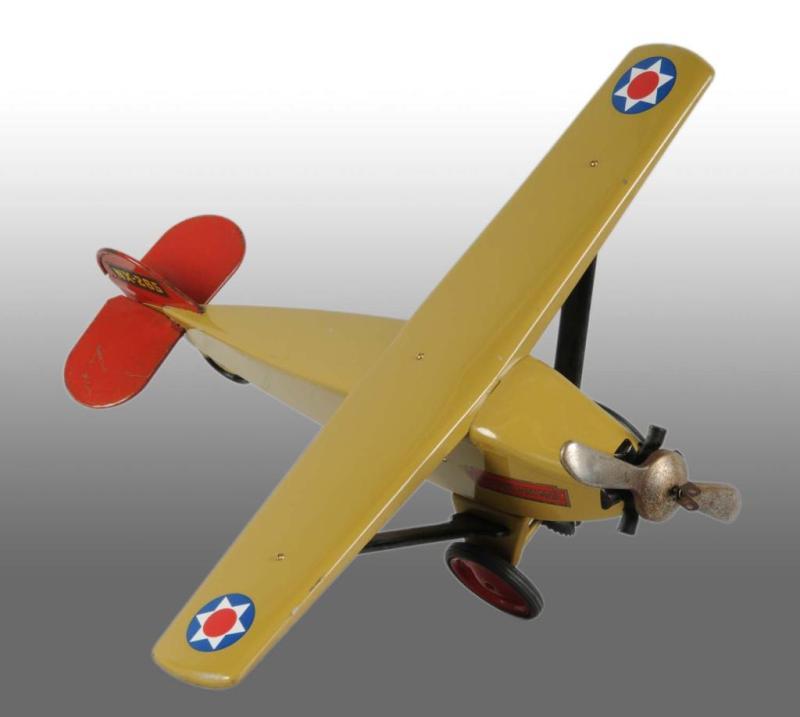 Appraisal: Pressed Steel Keystone Airplane Toy Description Marked Keystone Air Mail