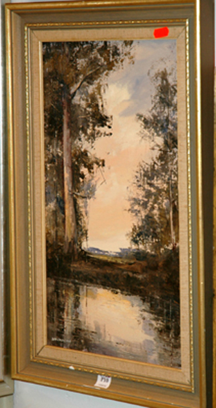 Appraisal: WIM KORTLAND YARRA RIVER OIL ON BOARD