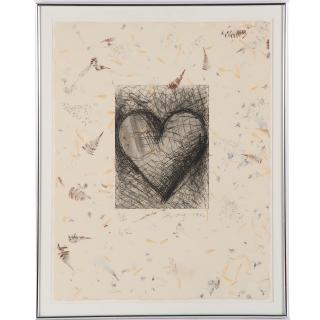 Appraisal: Jim Dine etching Jim Dine etching Jim Dine American b