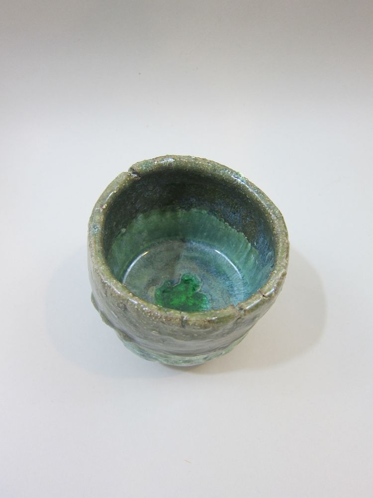 Appraisal: Jay Strommen High Green Tea Bowl Jay Strommen b High