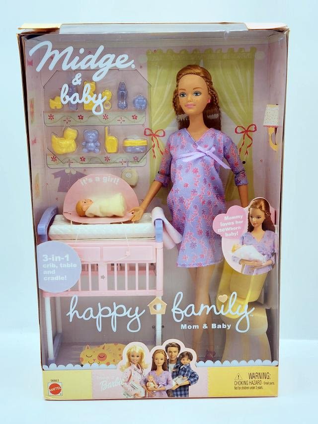 Appraisal: Barbie Midge Baby Happy Family Mom Baby Doll is new