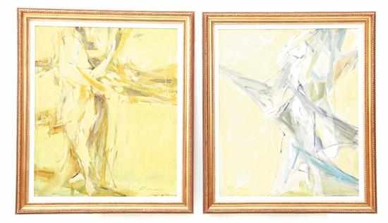 Appraisal: Ann Eckert Keenan New York Florida - TWO WORKS SPRING