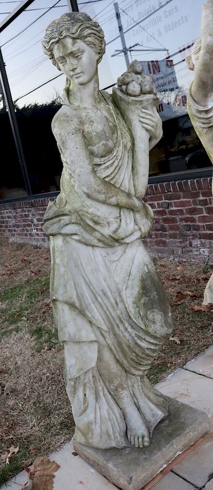 Appraisal: Antique Life Size Sculpture Of A Beauty One from a