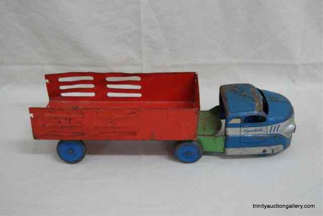 Appraisal: c Wyandotte Toy Truck TrailerThis is a nice vintage c