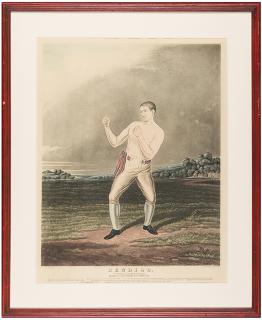 Appraisal: Sport Boxing Hunt Charles British - Bendigo William Thompson Champion