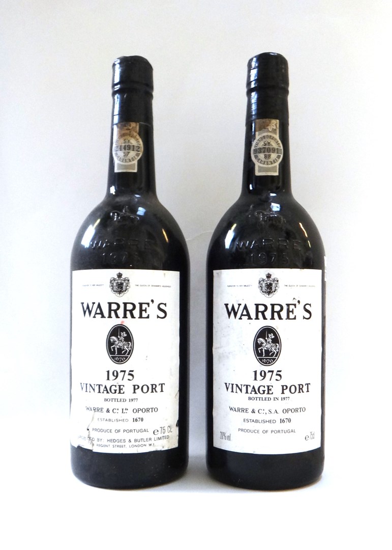 Appraisal: Two bottles of Warre's Vintage port