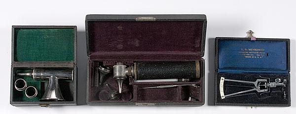 Appraisal: TONOMETER AND OTOSCOPES Late th to early th century Lot