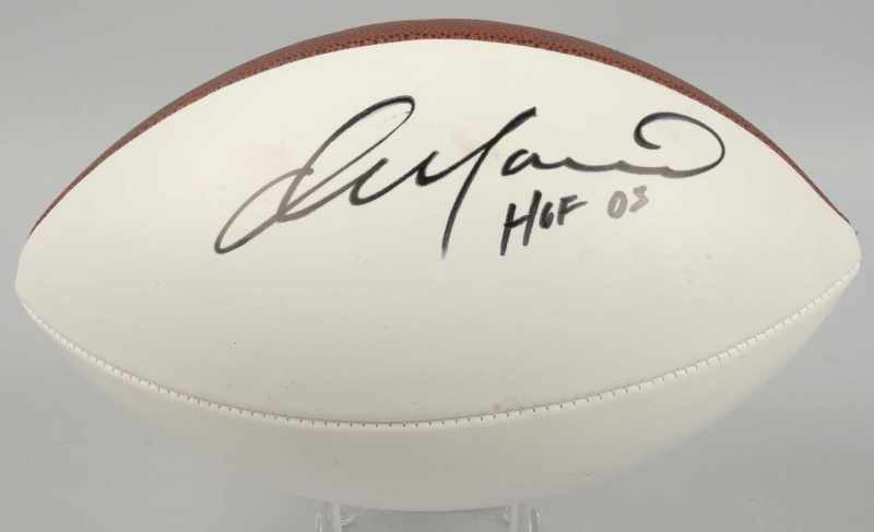 Appraisal: Wilson Football Signed by Dan Marino Description Accompanied by a