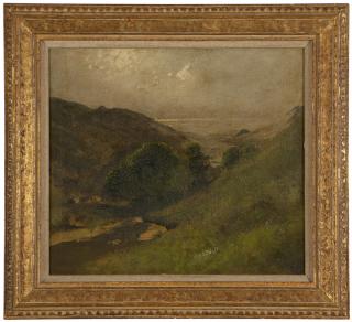 Appraisal: William Keith Strawberry Canyon Berkeley Hills signed and inscribed lower