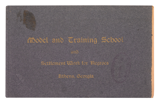 Appraisal: BUSINESS--GEORGIA JACKSON JUDIA C Model and Training School and Settlement