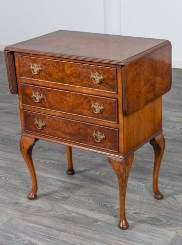 Appraisal: Bevan Funnell English Drop Leaf Stand th Century A Bevan