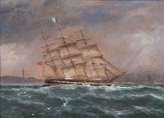 Appraisal: WILLIAM MITCHELL OF MARYPORT British c - 'Easterly breeze ship