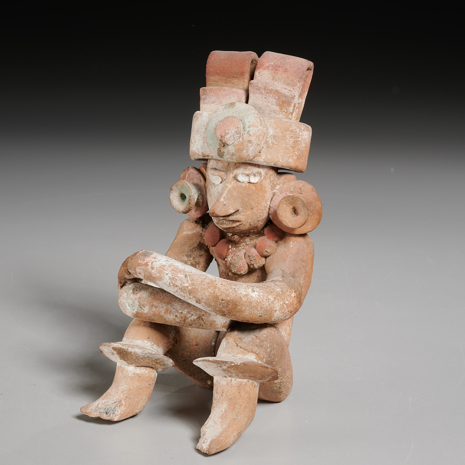 Appraisal: PRE-COLUMBIAN TERRACOTTA FIGURE EX-MATHIAS KOMOR Pre-Classical Period c BCE Michoacan