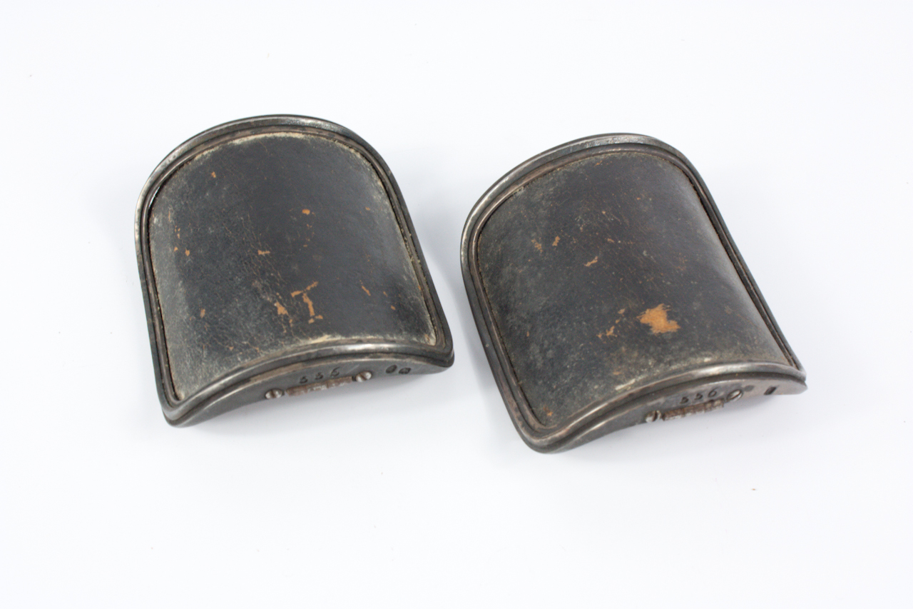 Appraisal: A pair of late thC silver mounted shoe buckles by