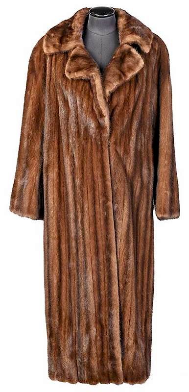 Appraisal: Full Length Galanos Mink Coat American Galanos and Neiman Marcus