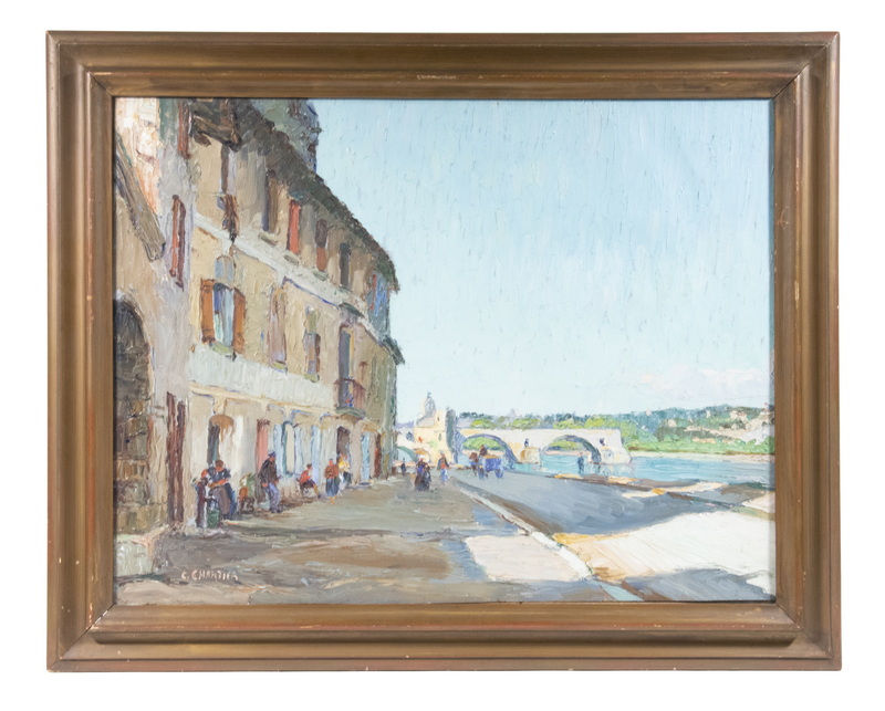 Appraisal: ALEX CHARLES CHARTIER FRANCE - Le Pont Saint-Benezet Pont d'Avignon