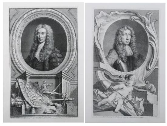 Appraisal: AFTER JACOBUS HOUBRACKEN Dutch - The Heads of Illustrious Persons