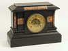 Appraisal: MANTEL CLOCK - Slate case Waterbury mantel clock with on