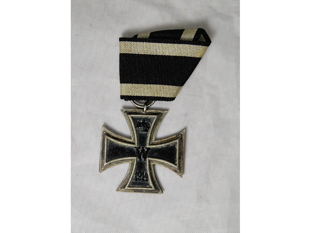 Appraisal: A Great War German Iron Cross c w ribbon