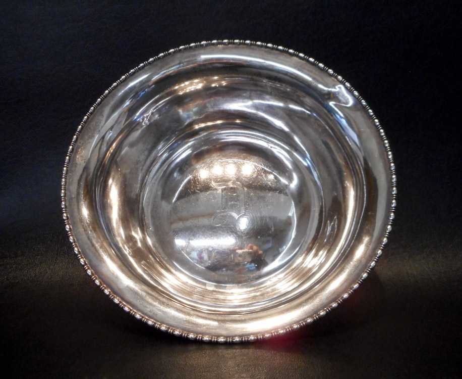 Appraisal: ROUND STERLING SILVER BOWL by Barbour Silver Company Diameter inches