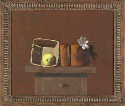 Appraisal: Marc Schoettle American - oil on canvas still life signed