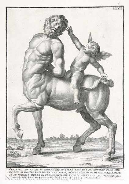 Appraisal: A Group of Three Italian Copperplate Engravings of Centaurs after