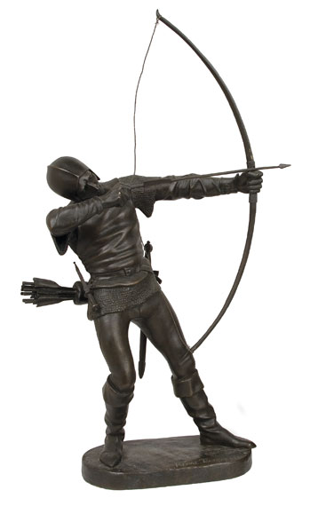 Appraisal: Bronze Figure of an Archer Estimate -