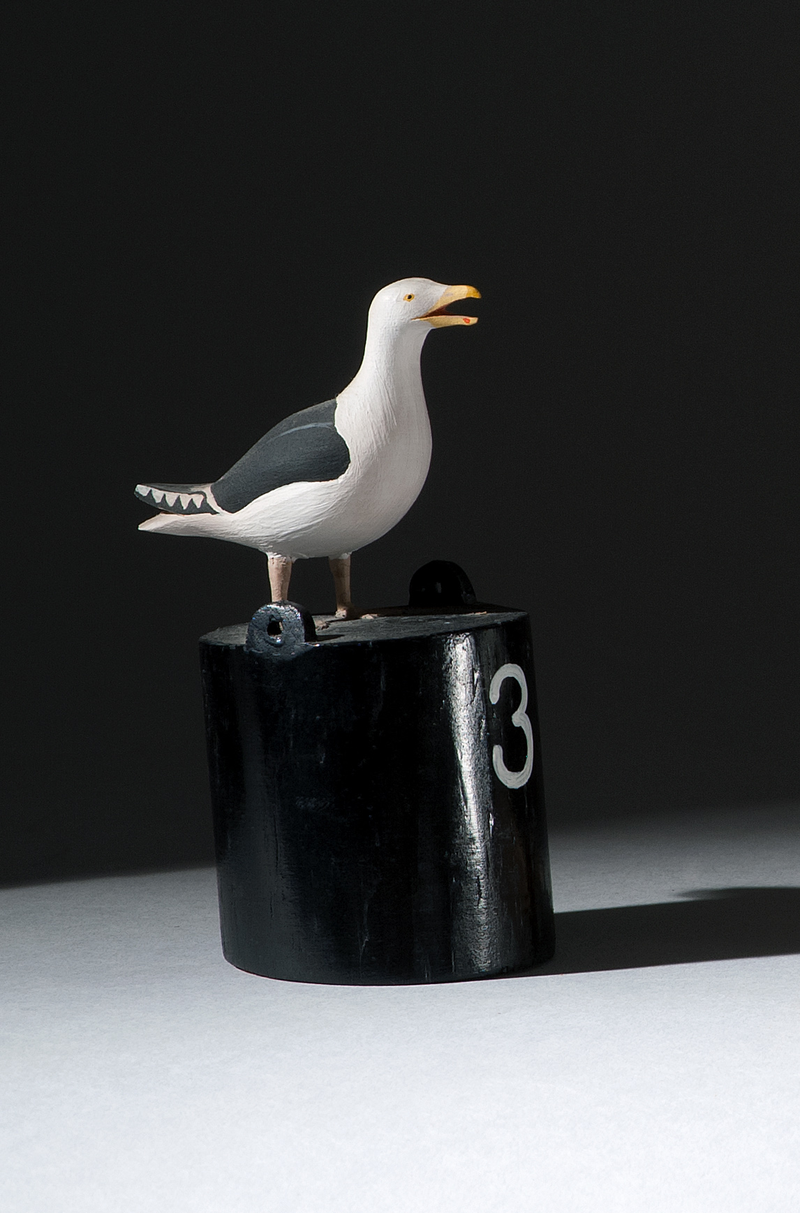 Appraisal: MINIATURE GREAT BLACK-BACKED GULL By Harold Gibbs of Barrington Rhode