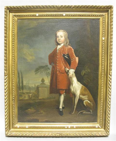 Appraisal: STYLE OF CHARLES PHILIPS BRITISH - PORTRAIT OF A BOY