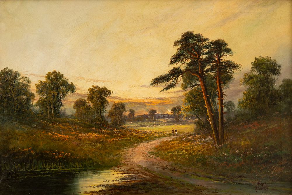 Appraisal: ALBERT DEMAN FRENCH - ALBERT DEMAN FRENCH - Landscape with