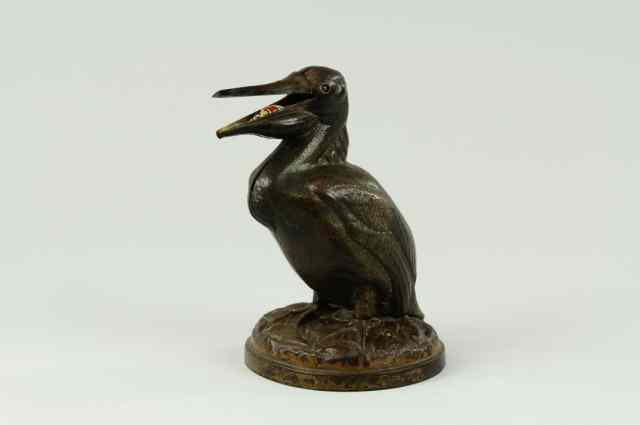 Appraisal: PELICAN MECHANICAL BANK Arab in Mouth J E Stevens Co