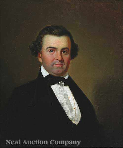 Appraisal: George Caleb Bingham American Missouri - Portrait of William Joseph