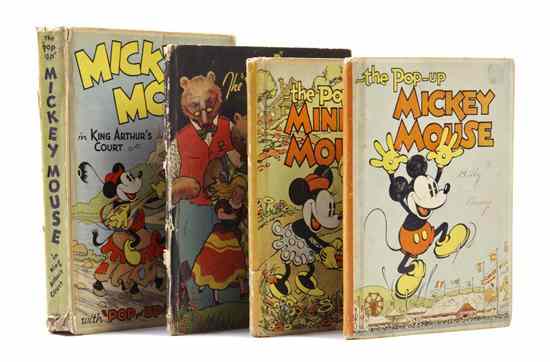 Appraisal: CHILDREN'S POP-UP DISNEY WALT A group of three Mickey Mouse