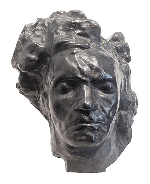 Appraisal: MILE ANTOINE BOURDELLE French - Beethoven Tte Monumentale Metropolitan bronze