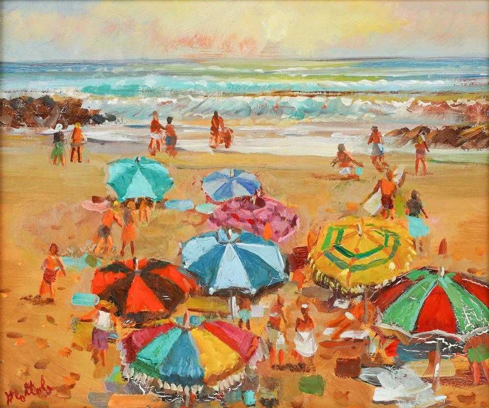 Appraisal: FILASTRO MATTHEW MOTTOLA - LAGUNA BEACH PARTYoil on board signed