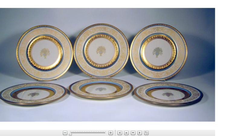 Appraisal: Set of Ten Continental gilt decorated cabinet platesCircular form central