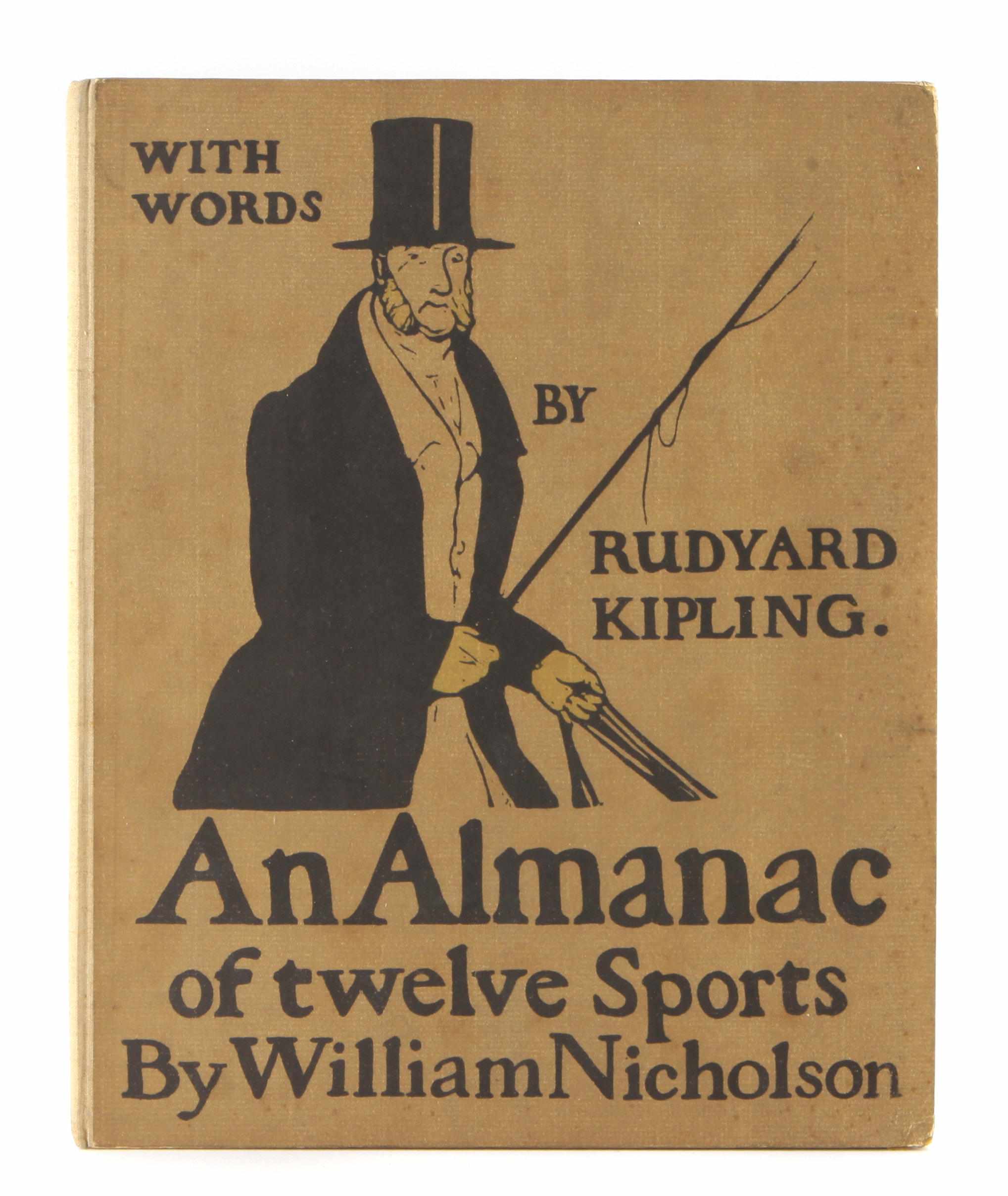 Appraisal: NICHOLSON WILLIAM illustrator KIPLING RUDYARD An Almanac of Twelve Sports