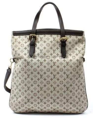 Appraisal: Louis Vuitton Francoise shoulder bag with strap in khaki monogram