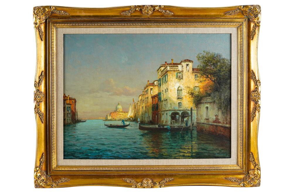 Appraisal: JOSEPH ANTOINE BOUVARD - VENICE oil on canvas signed lower