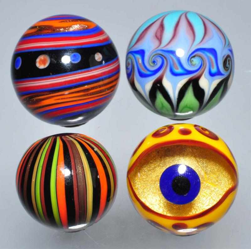 Appraisal: Lot of Contemporary Marbles Description Includes one Dinah Hulet not