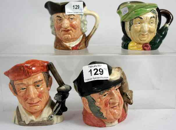 Appraisal: Royal Doulton Small Character Jugs Blacksmith D Gone Away D