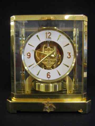 Appraisal: LeCoultre Atmos Clock fine atmospheric clock gift to Anheiser Busch